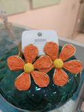 گوشواره حصیری طرح گل