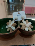 گوشواره حصیری طرح گل