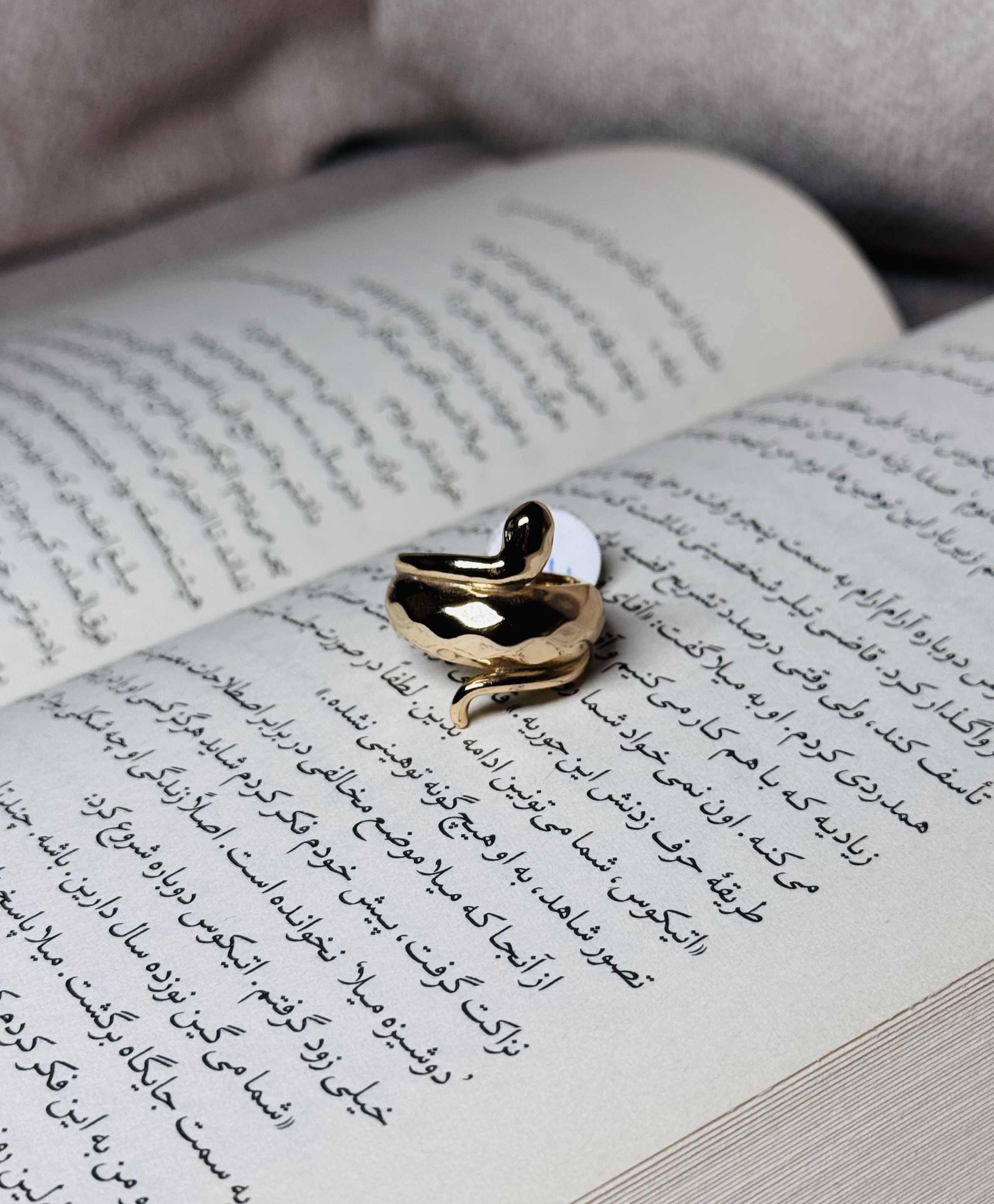 انگشتر طرح مار ژوپینگ