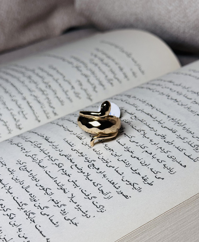 انگشتر طرح مار ژوپینگ