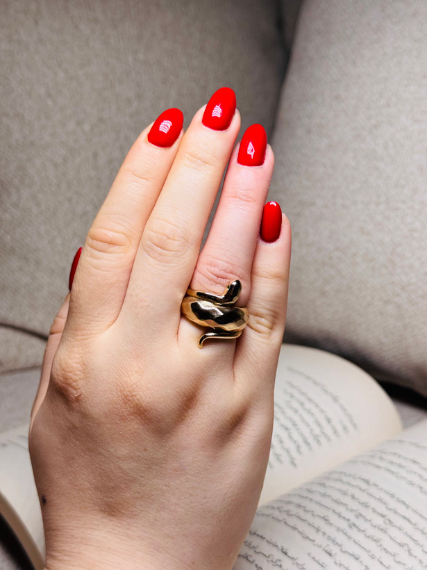 انگشتر طرح مار ژوپینگ