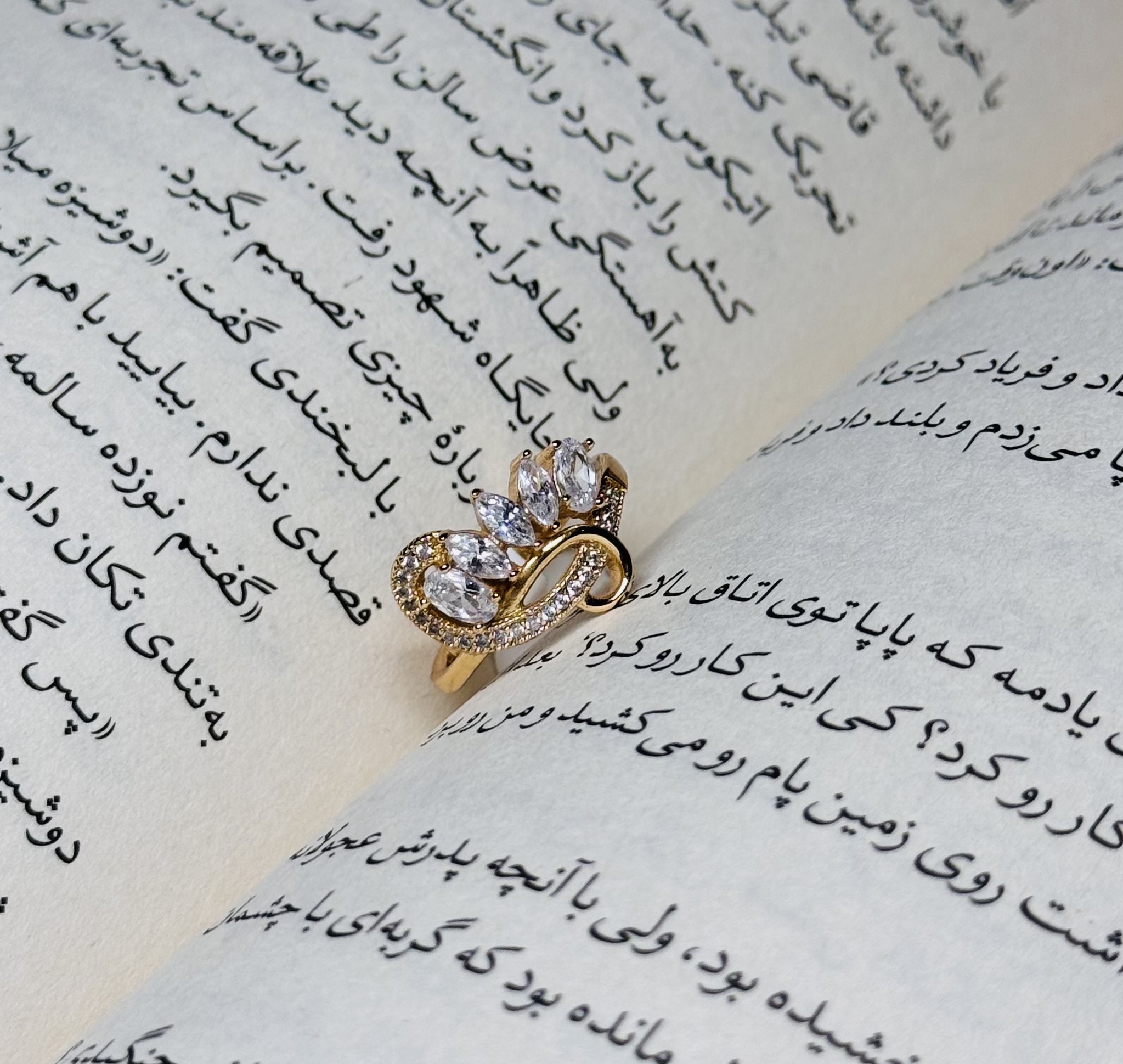 انگشتر نگین دار ژوپینگ