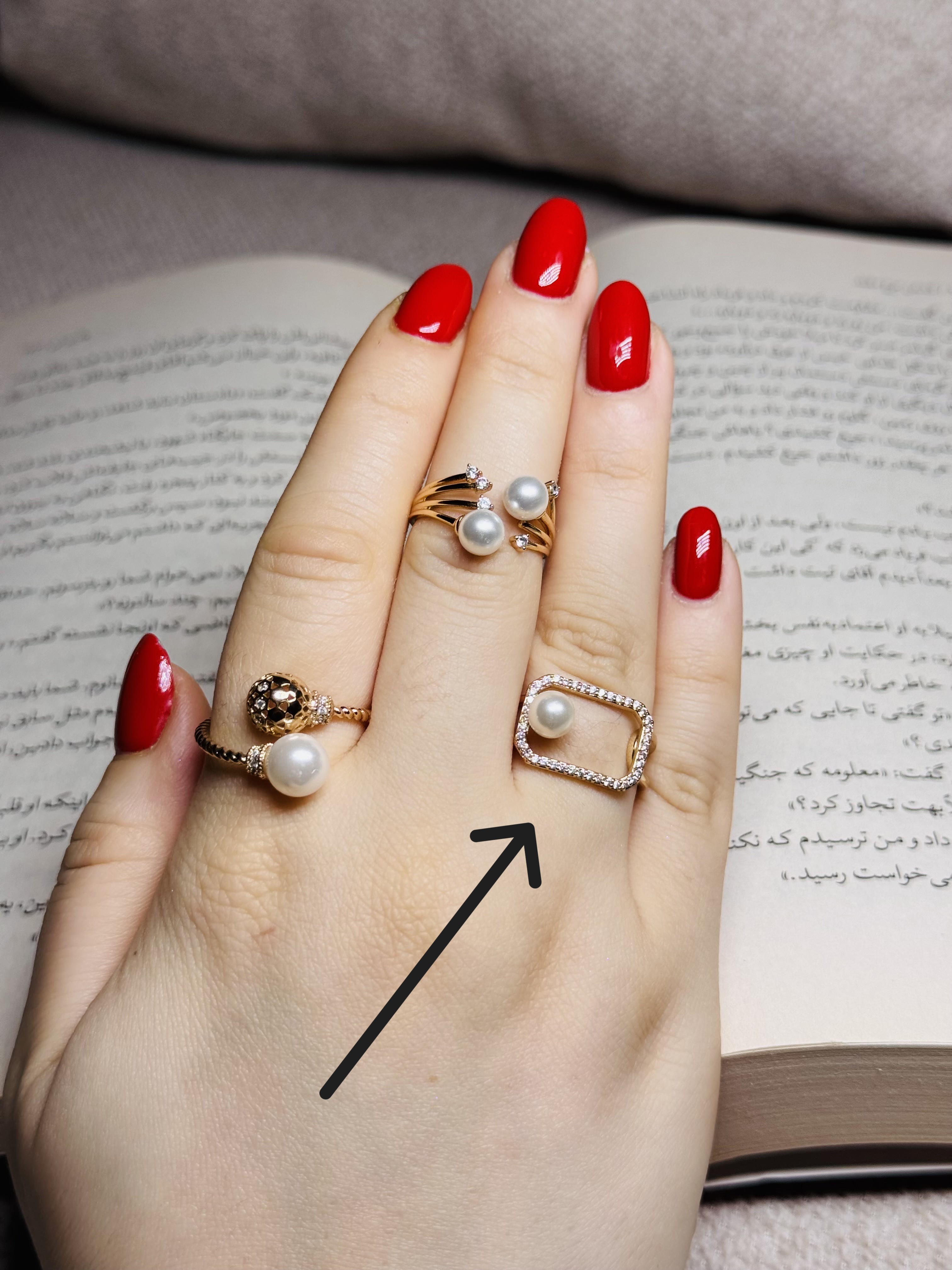 انگشتر مروارید ژوپینگ