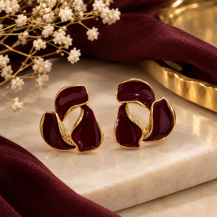 گوشواره میناکاری